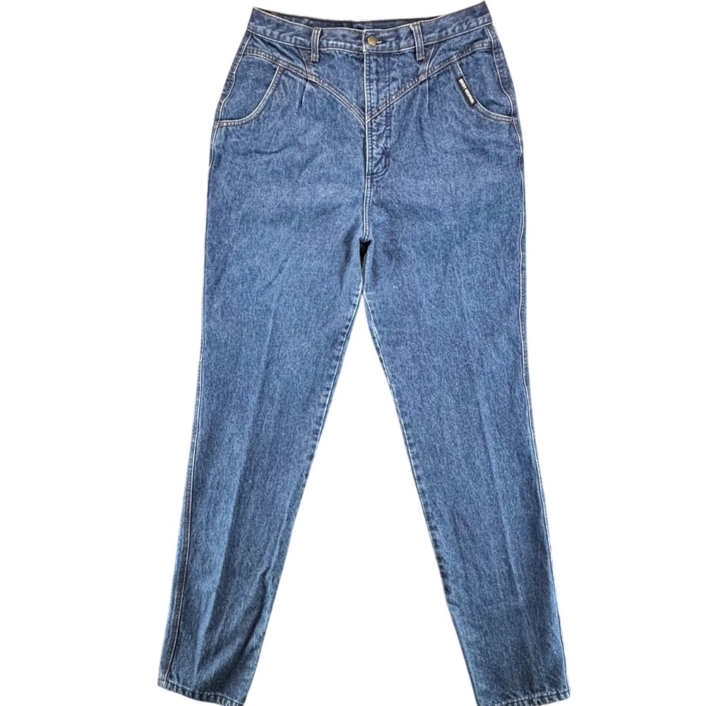 Vintage Rocky Mountain Jeans Womens 17/18 High Rise Tapered Mom Blue Denim